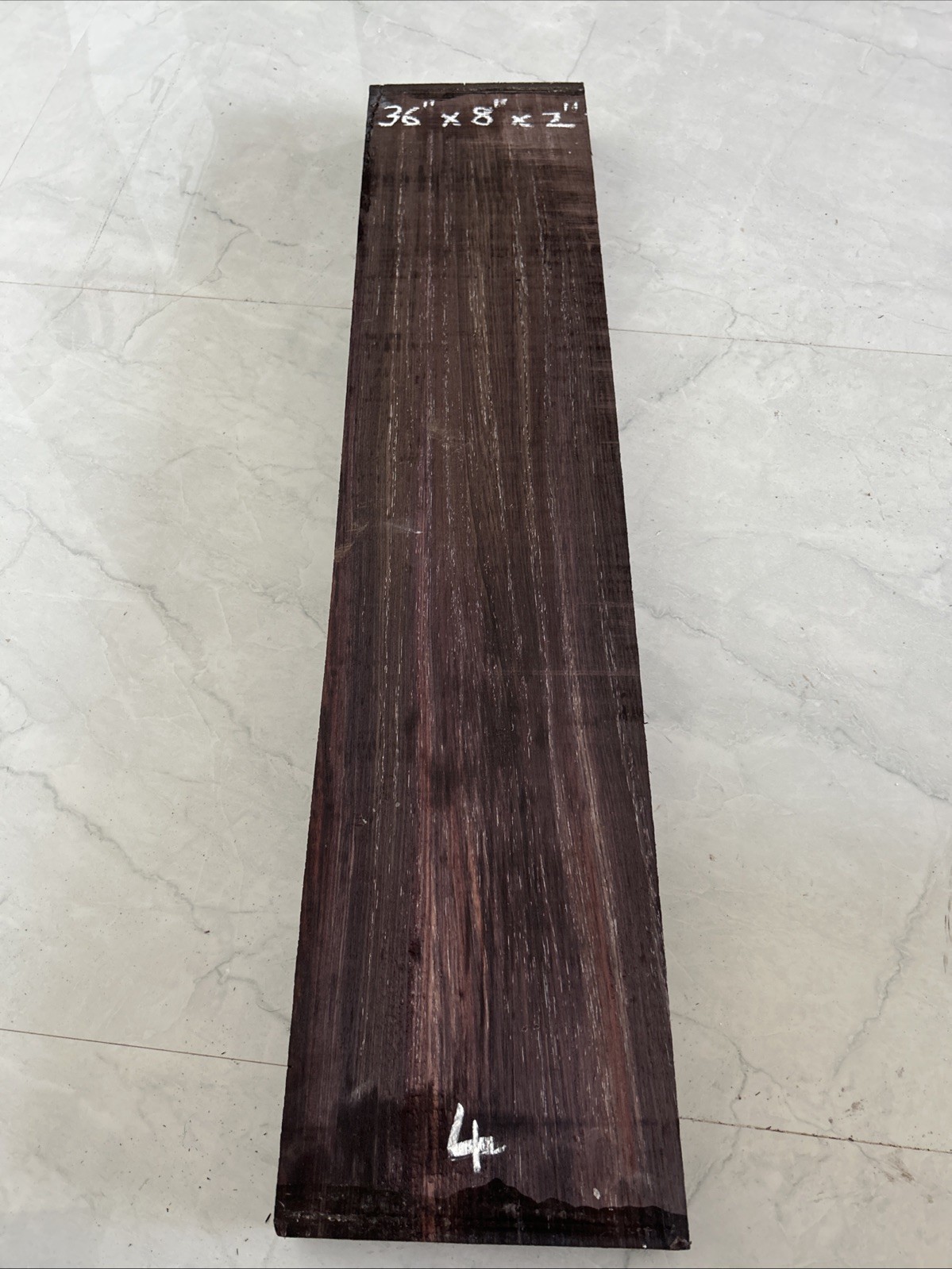 Indian Rosewood Blank 36” X 8” X 2”. SAME ITEM