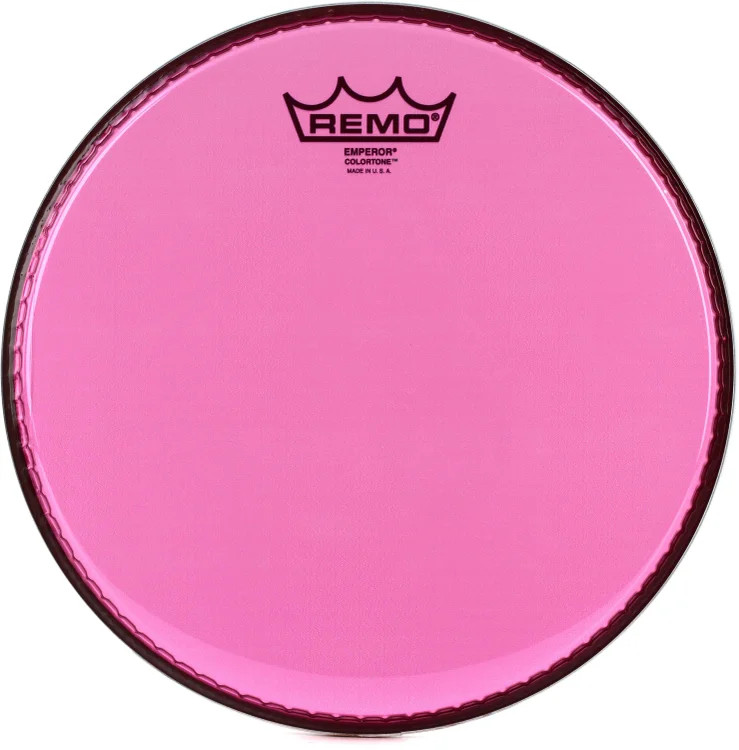 Remo Emperor Colortone Pink Drumhead – 10 inch