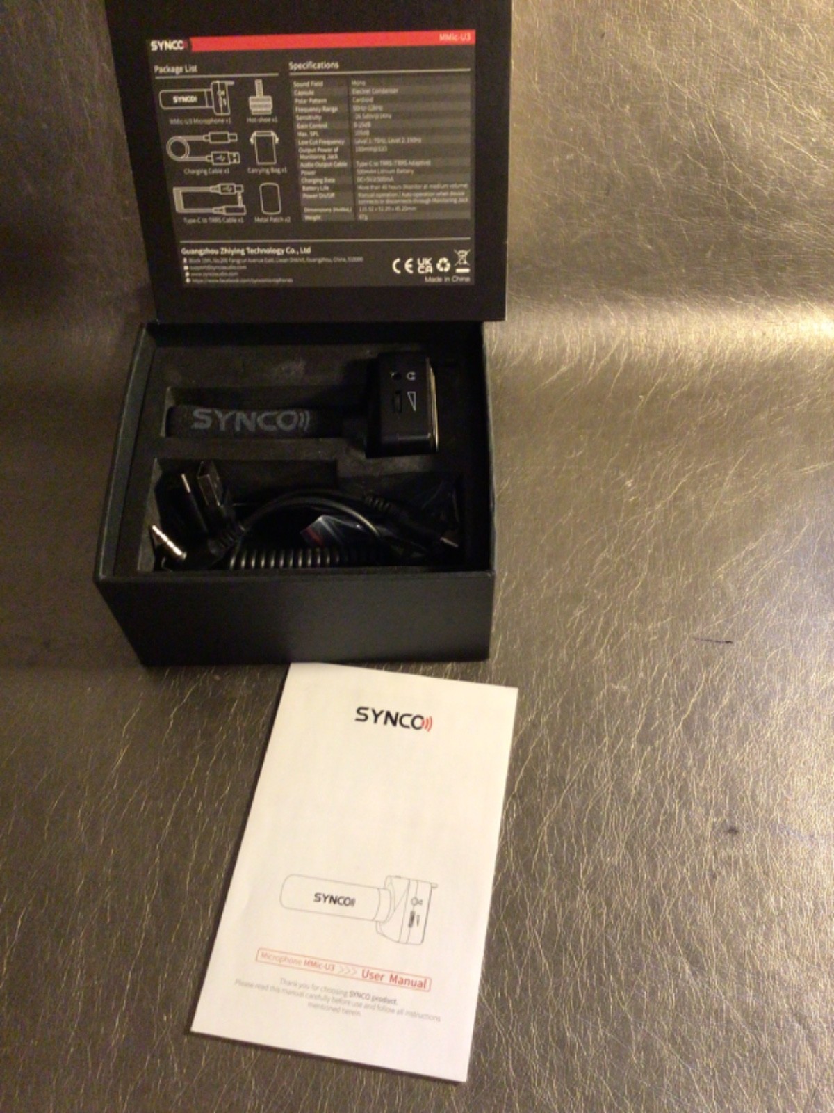 SYNCO MMic-U3 Cardioid Recording Microphone For Smartphone – Laptop