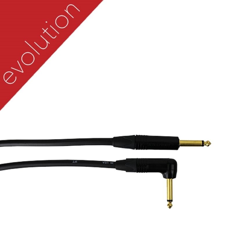 ProCo EVLGCLN-20 Evolution Straight to Right Angle Instrument cable – 20 ft