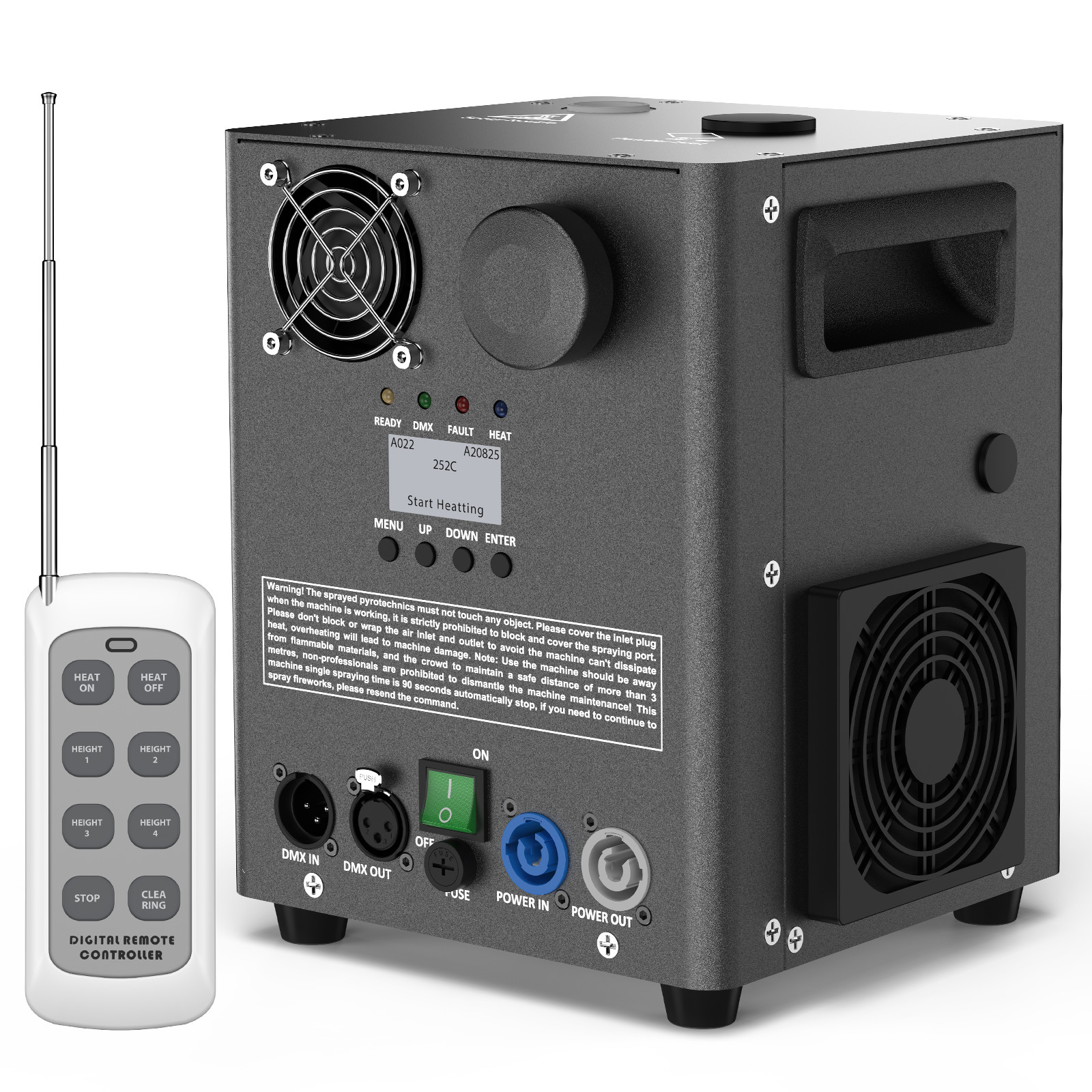1-4PCS 1200W Cold Spark Machine Party Stage Sparkle DJ Party Show Effect DMX