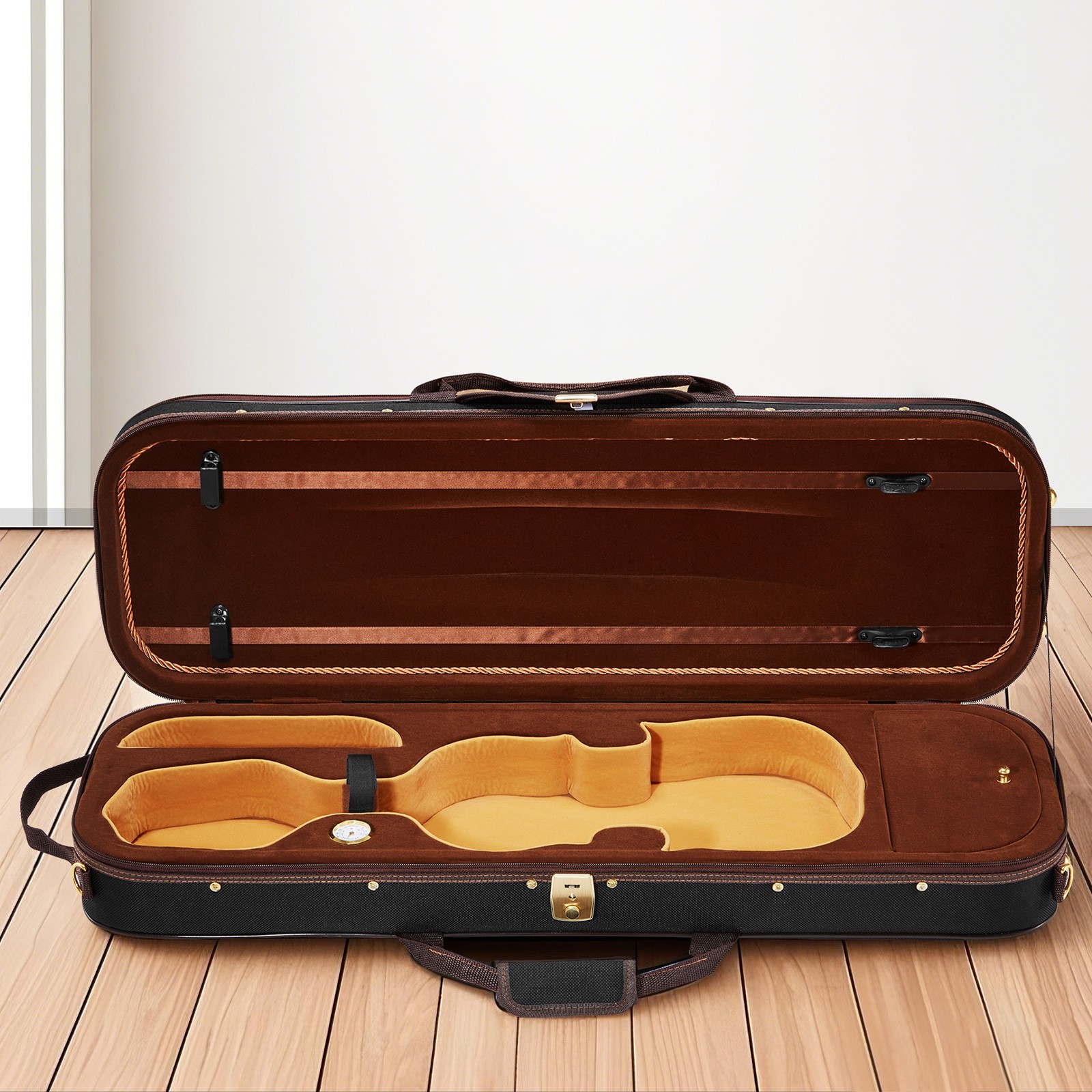 VEVOR Nylon Fabric 4/4 Full Size Violin Case Anti-Scratch Travel Carrying Bag