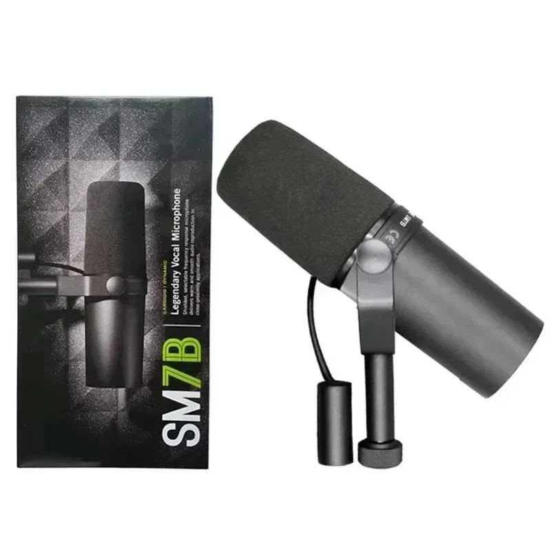 Studio Recording Dynamic Vocal Mic Cardioid Podcast Microphone Shure SM7B