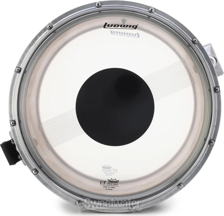 Ludwig Ultimate 2 Marching Snare Drum – 12 inches x 14 inches, Black