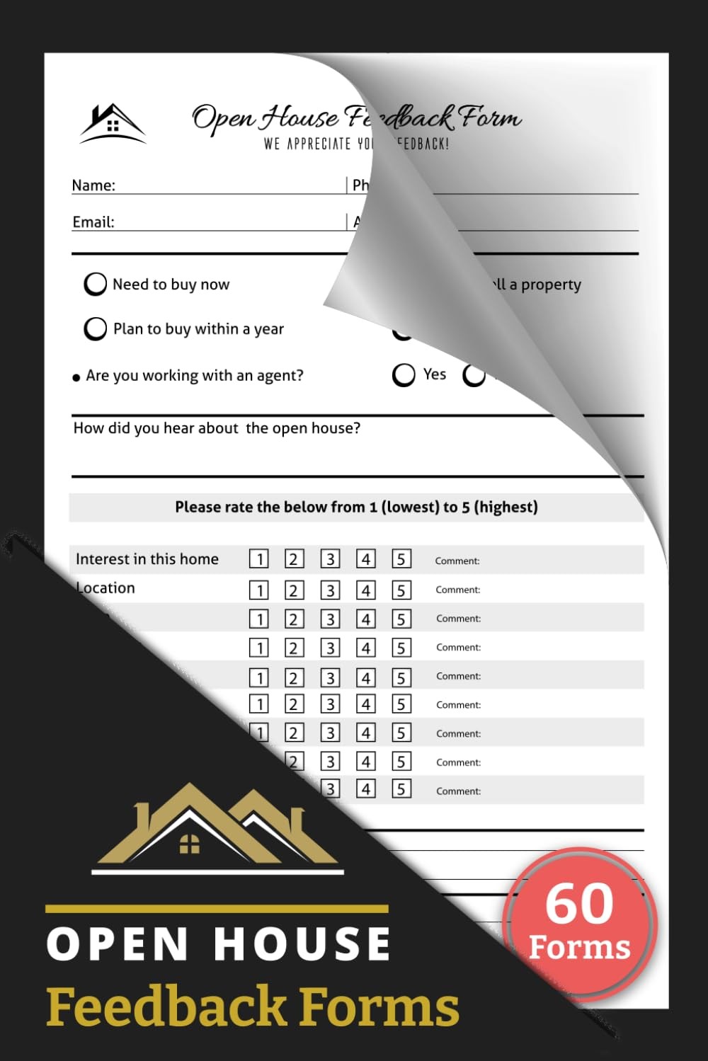 Open House Feedback Forms: Real Estate Agent Tool to Collect Buyer/Seller Inform