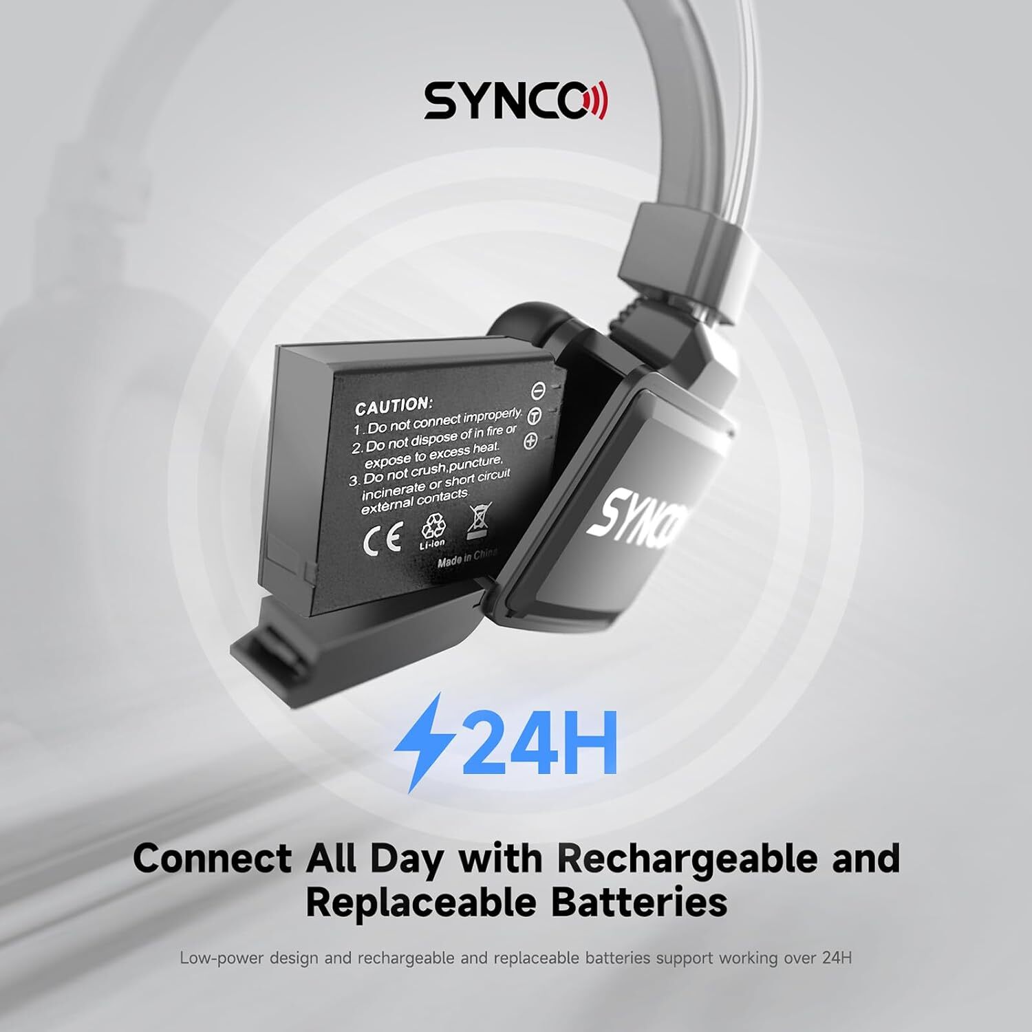 SYNCO XTALK X9 X5 X2 Full-Duplex Wireless Intercom Headset System Microphone