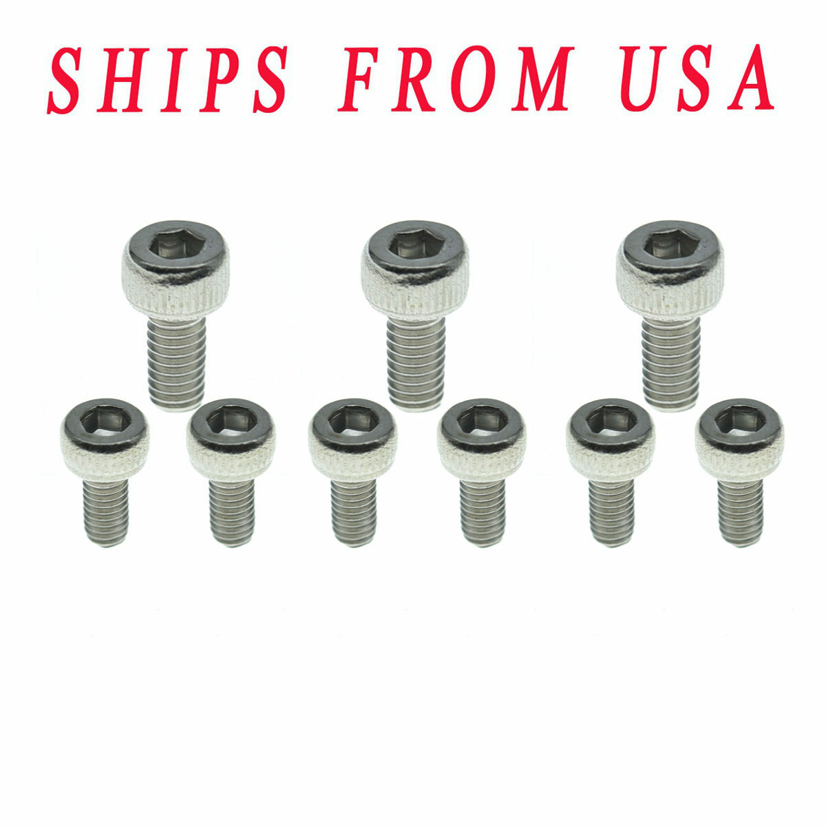 Stainless Steel Saddle Intonation Locking Nut String Lock Screws for Floyd Rose