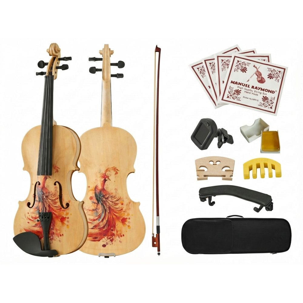 Professional 4/4 Full-Size Violin – Premium Sound, Durable & Lightweight Design