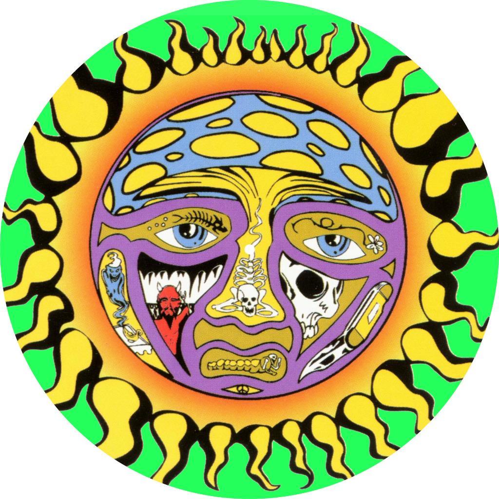 Custom Slipmat Slip Mat 4 Technics or any DJ Turntable Record Player SUBLIME SUN