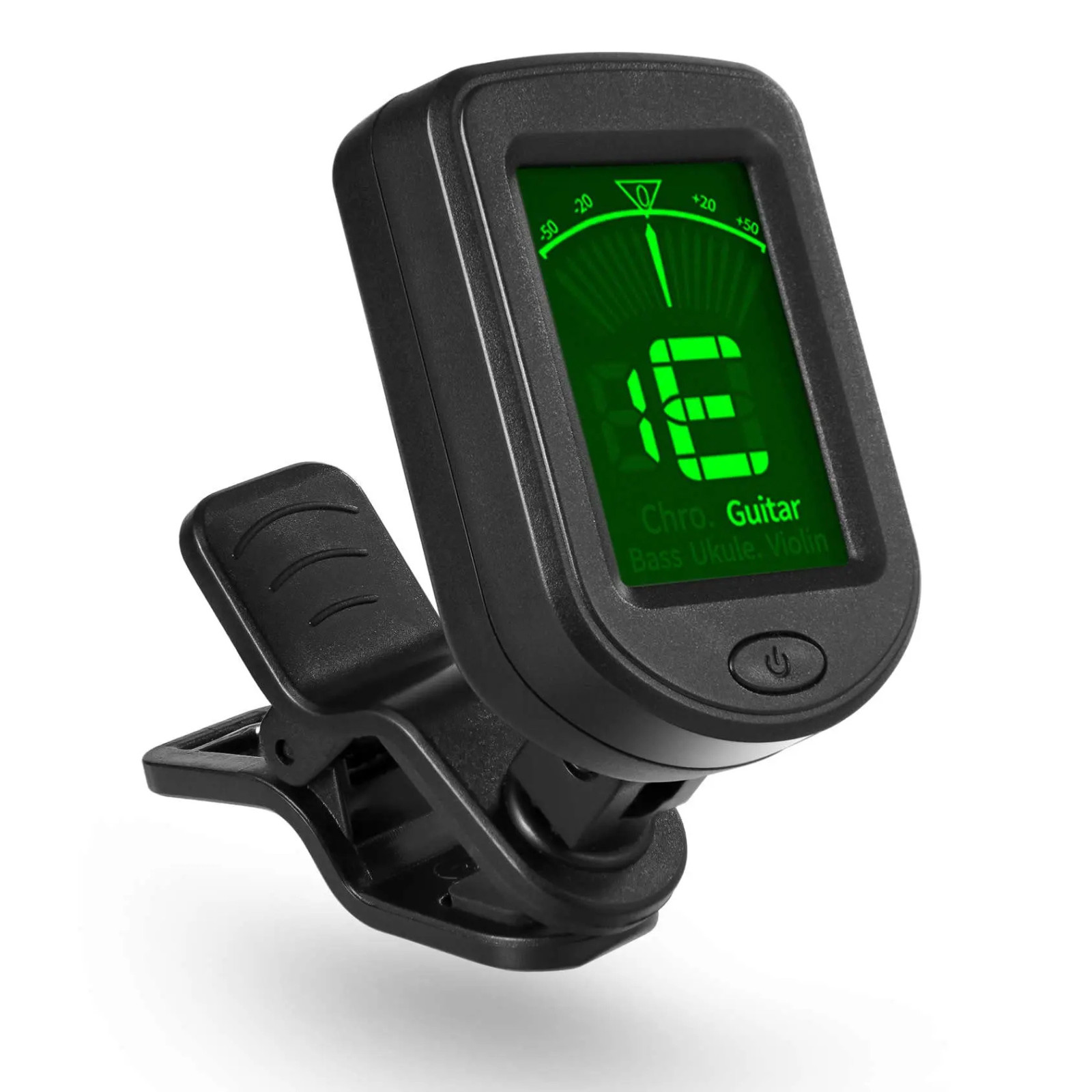 Digital Chromatic LCD Clip-On Tuner For Guitar Ukulele Violin Bass Instruments