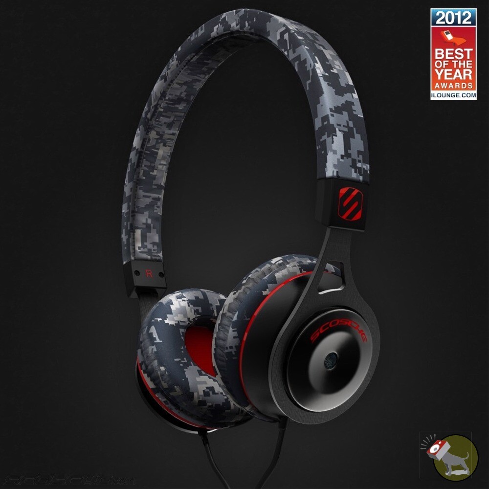 Mint Scosche RH656M-Camo On-Ear Headphones with tapLINE Remote & Mic (Camo)