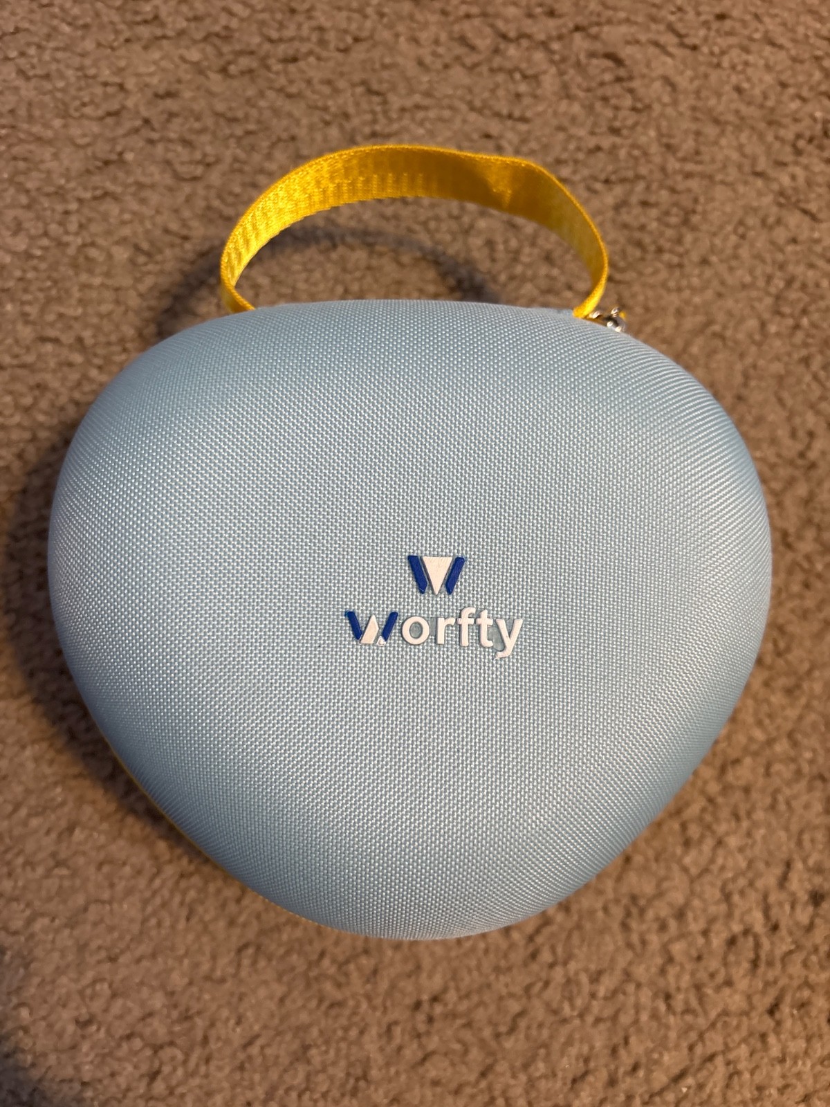 Worfty Hardshell Zipper Case for Universal Foldable Headphones NEW NEVER USED