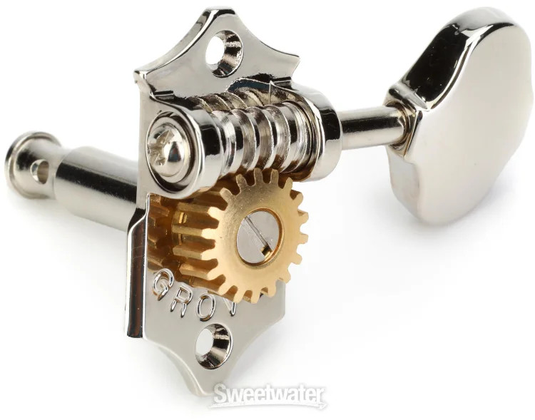 Grover V97-18NA Sta-Tite 97-18 Series Vertical Tuning Machines Set – Nickel