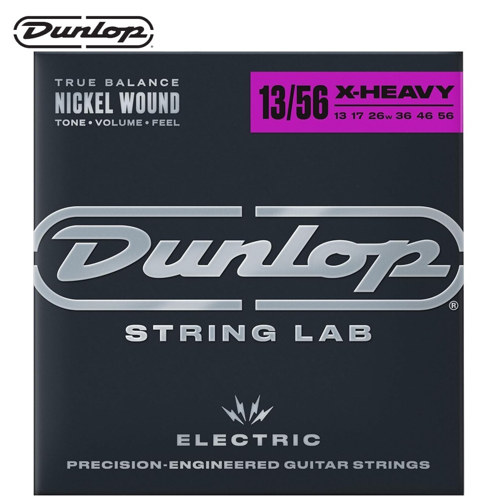 Dunlop DEN1356 Electric Guitar Strings Nickel Plated Steel Wound 13-56