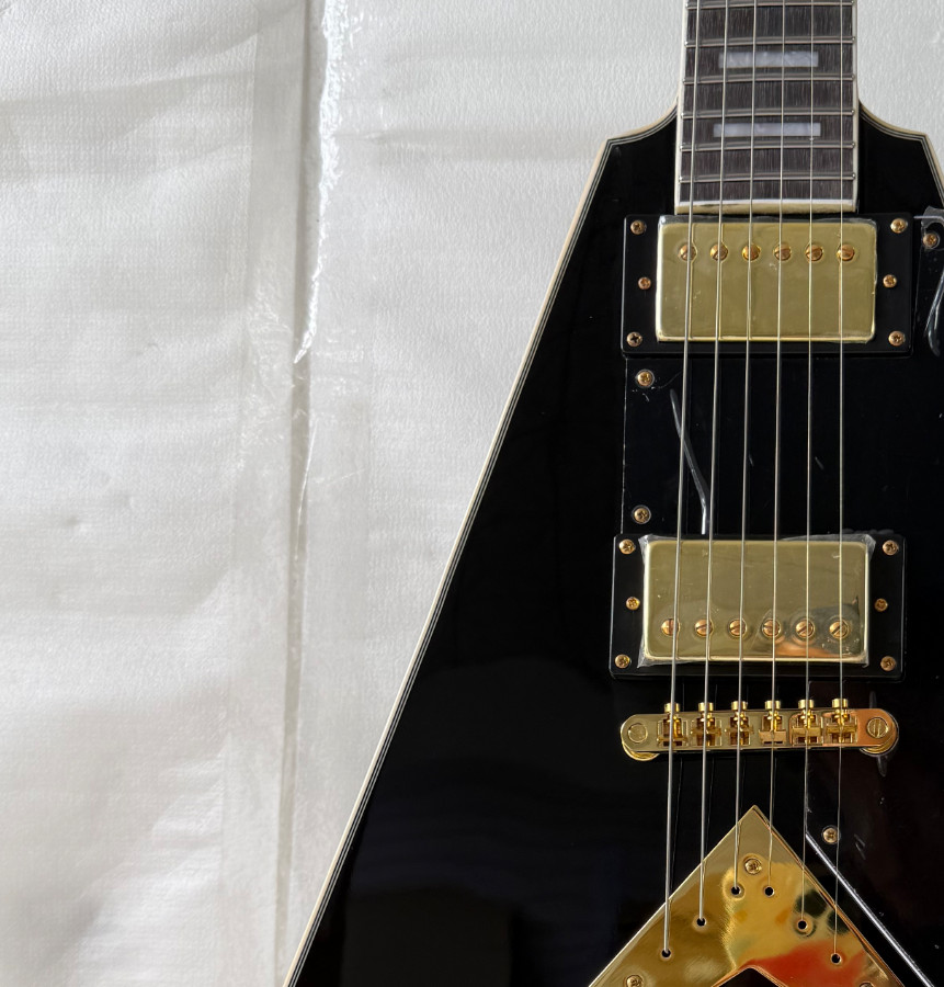 Brand new Gold hardware Solid Mahogany Body Electric guitar 6 string