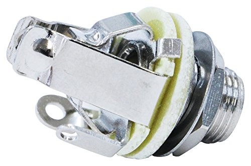 2 Pure Tone Full-contact Guitar/Bass Output Jacks with Mounting Hardware