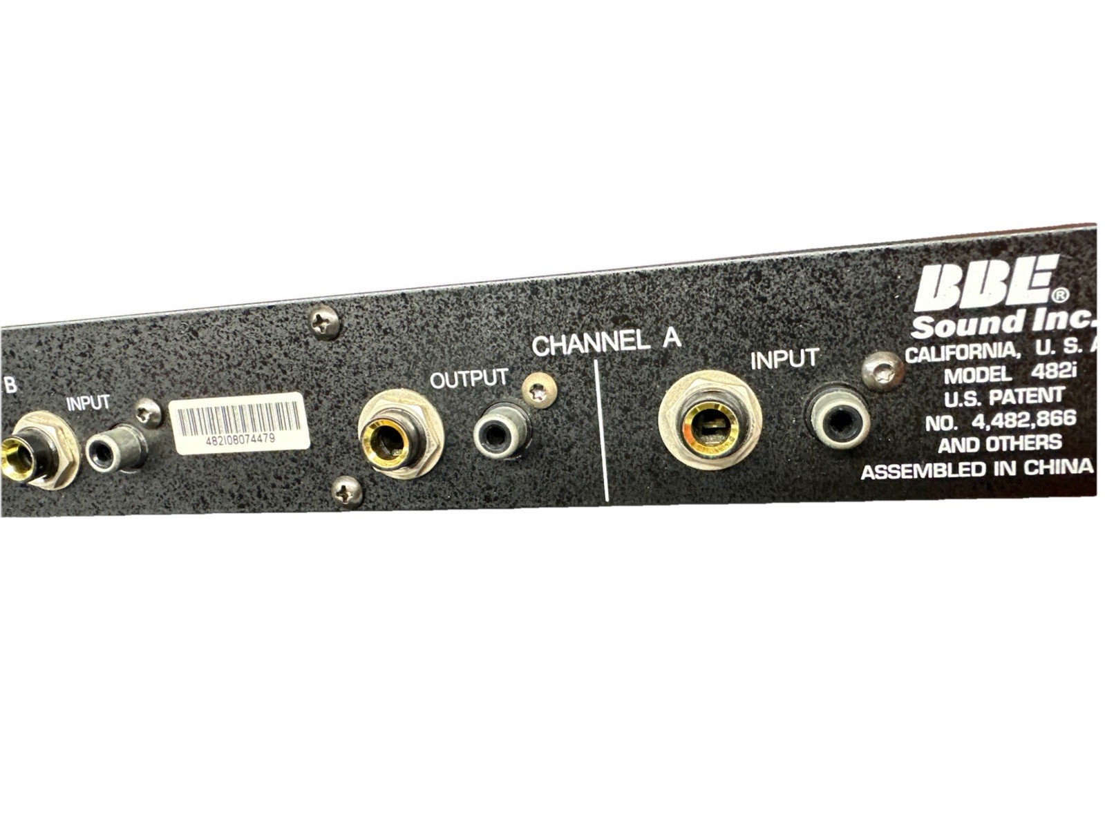 BBE 482i Sonic Maximizer Rackmount Unit – Power tested