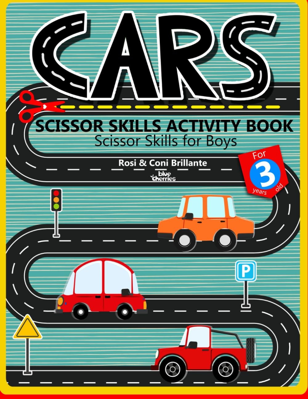 Cars: Scissor Skills Activity Book | Scissor Skills for Boys | For 3 years old