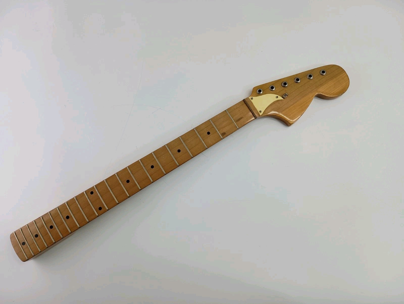 80’s Made In Korea Stratocaster Style Neck Brass Nut 21 Frets Maple Strat MIK