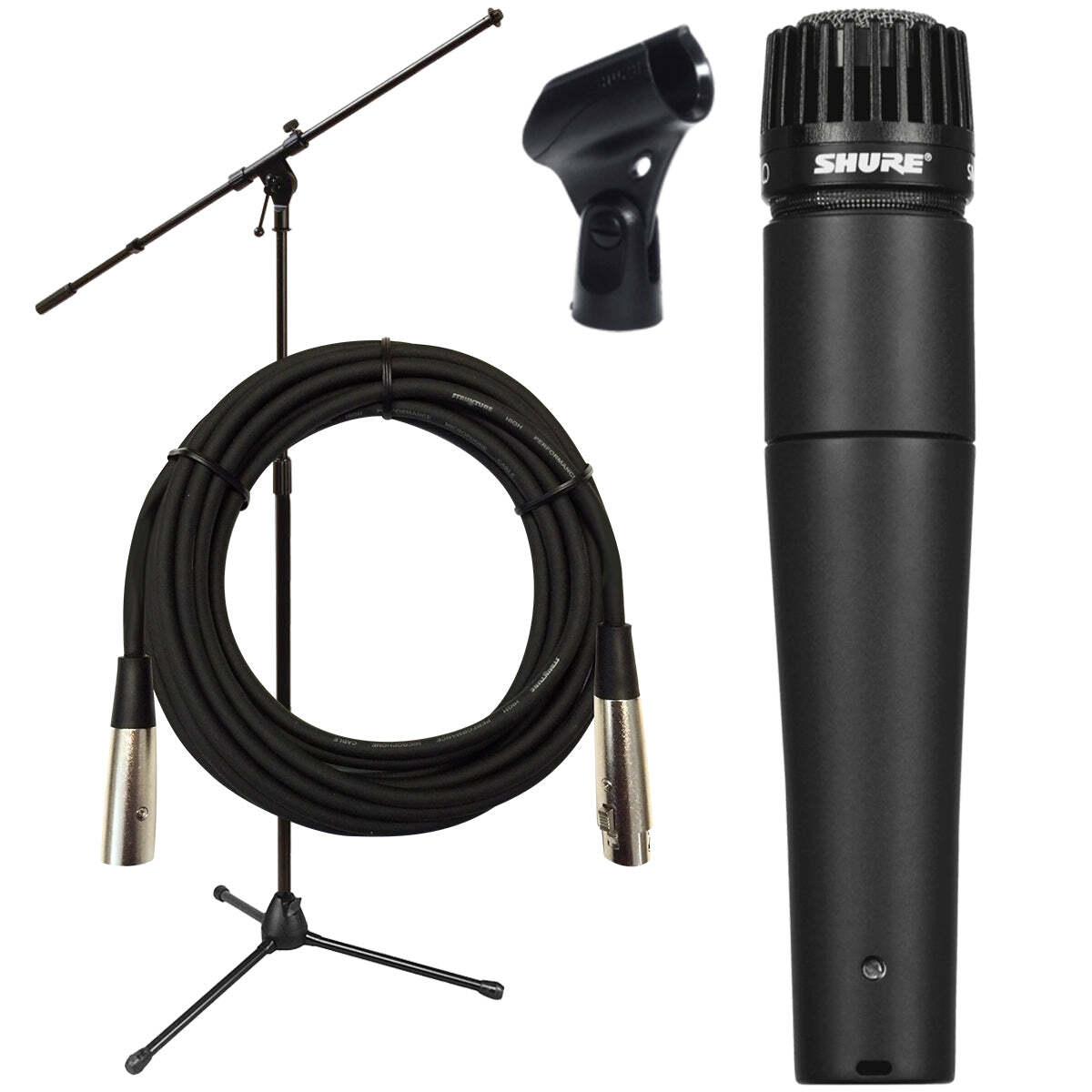 Shure SM57-LC Dynamic Instrument Microphone PERFORMER PAK