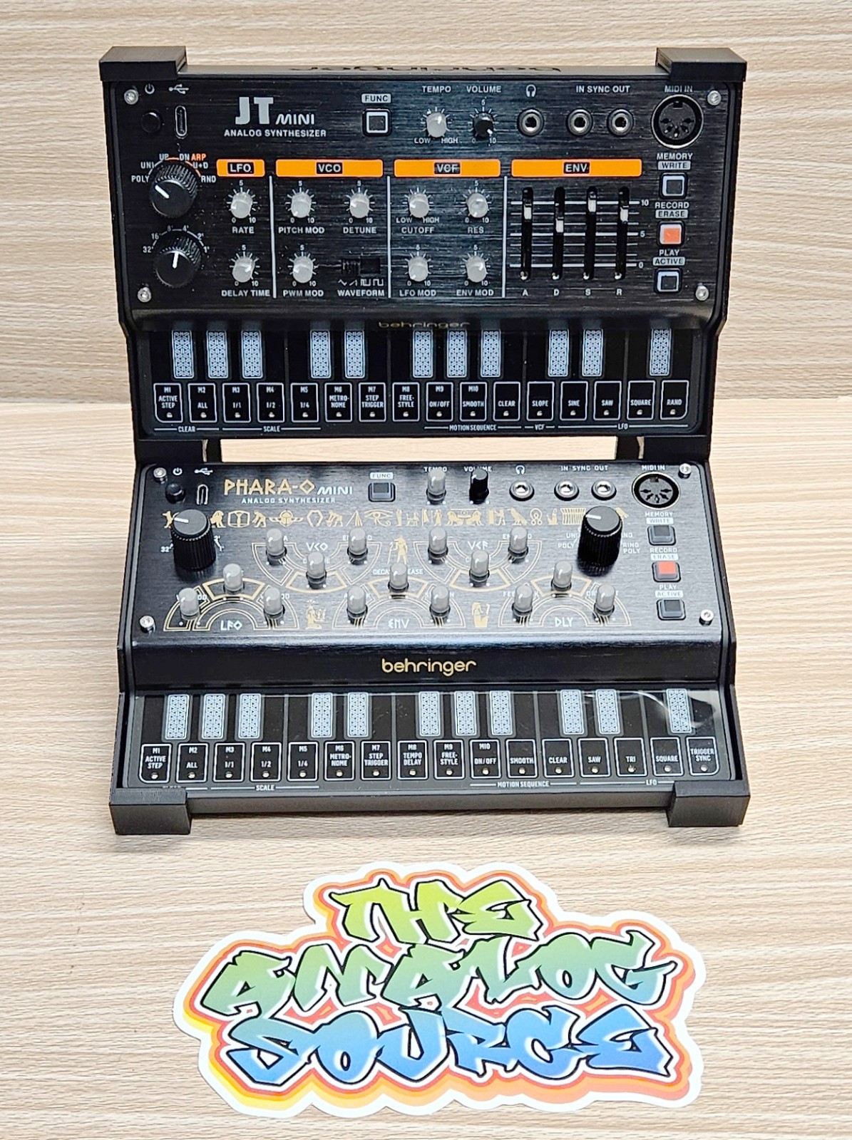 2 Tier Angled Stand For Behringer JT Mini Pro VS Phara-O UB-Xa CZ-1 Synthesizer