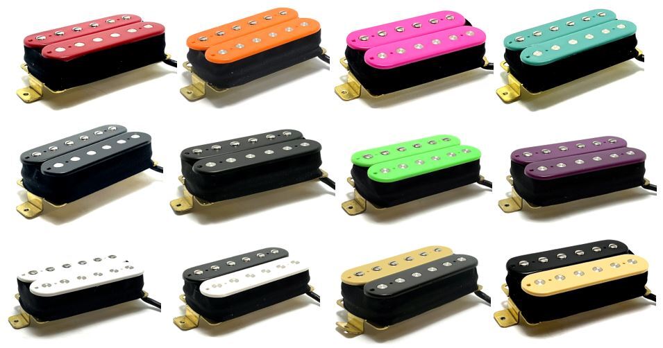 Dragonfire Mod Bucker NECK Pickup, Modern Ceramic Neck Humbucker ~ Color Choice