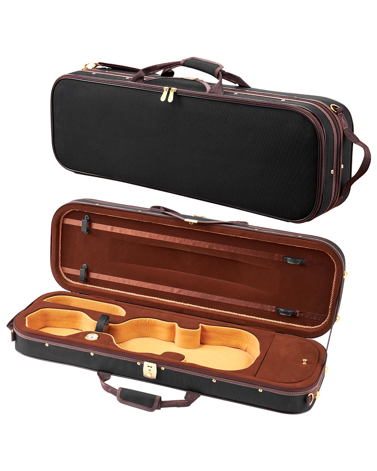 VEVOR Nylon Fabric 4/4 Full Size Violin Case Anti-Scratch Travel Carrying Bag