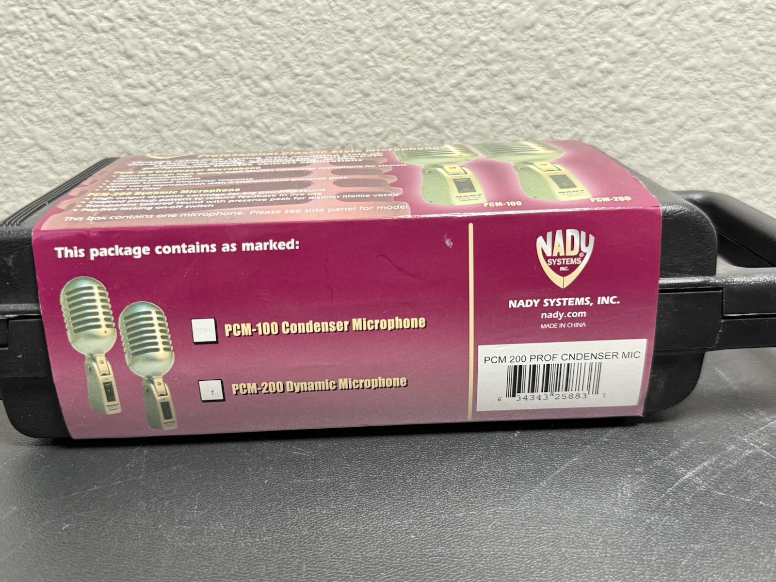 Nady System PCM 200 Series Dynamic Microphone In Case