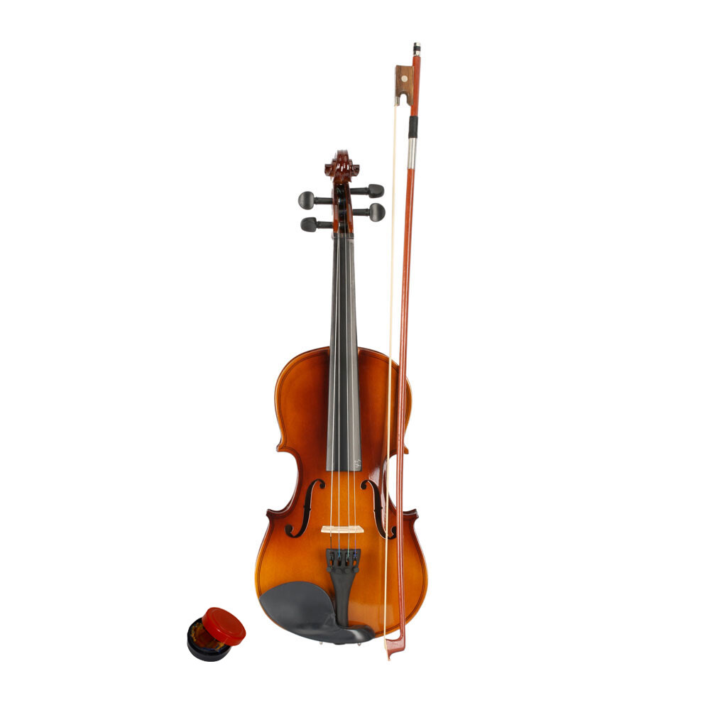 For 9-11 Years Old Children Students Beginner 3/4 Acoustic Violin Case Bow Rosin