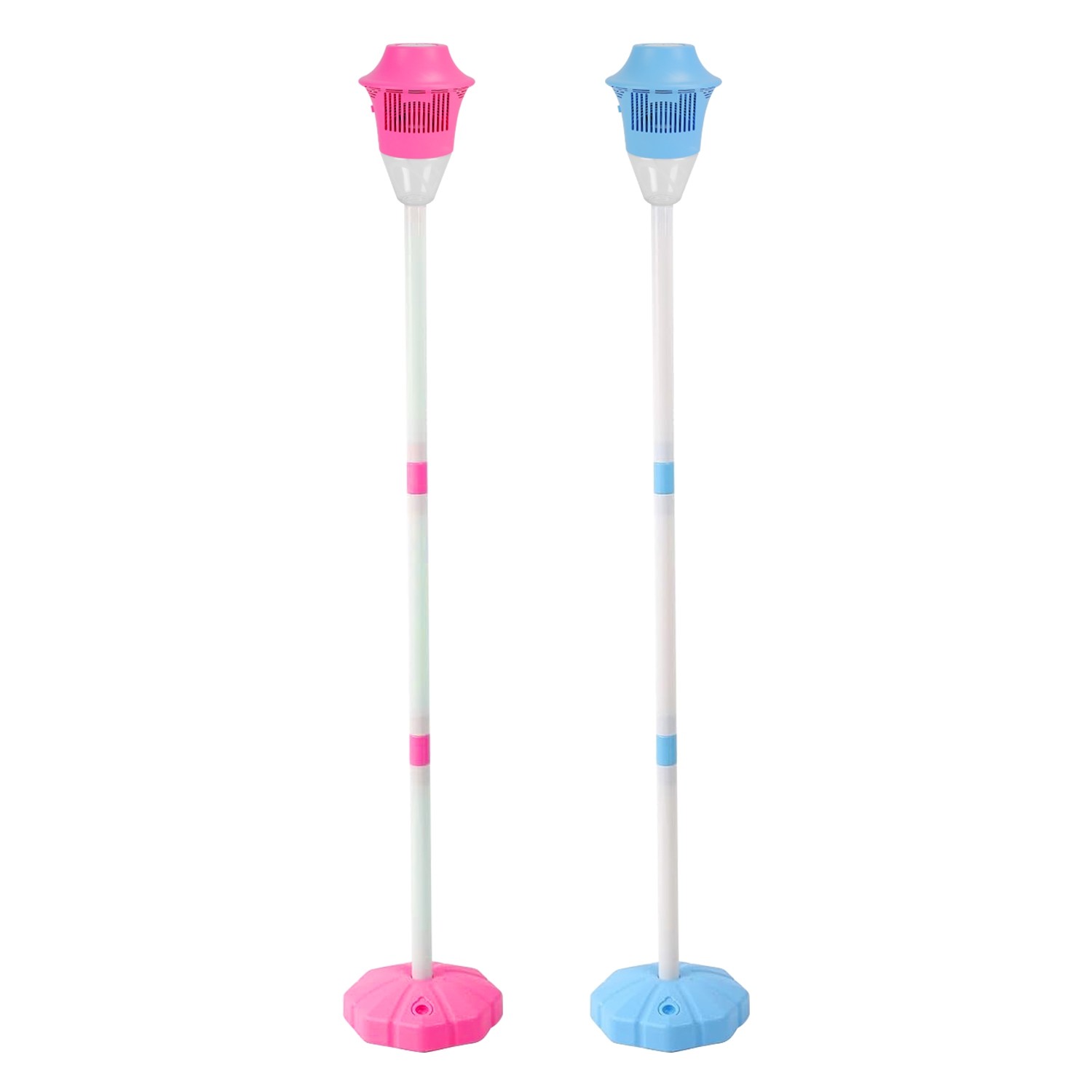 3In1 Standing Bubble Machines w/ Lights & Music Rechargeable Bubble Maker Stands
