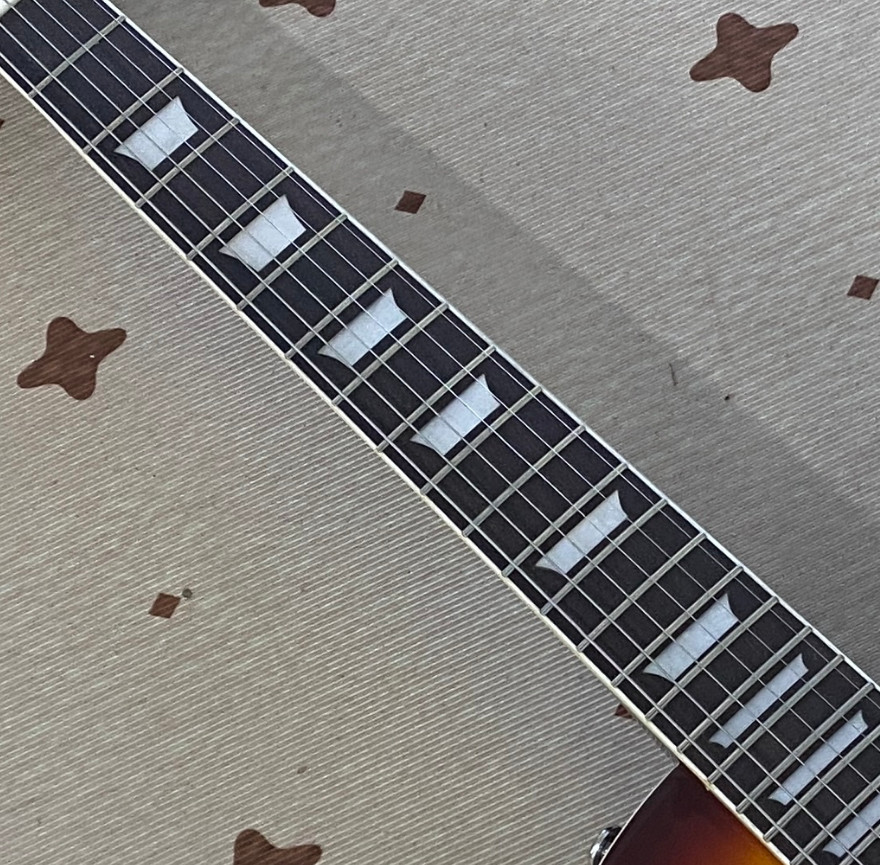 💥Tobacco Sunburst Solid Body Electric Guitar Cream Pickguard Low-price sale