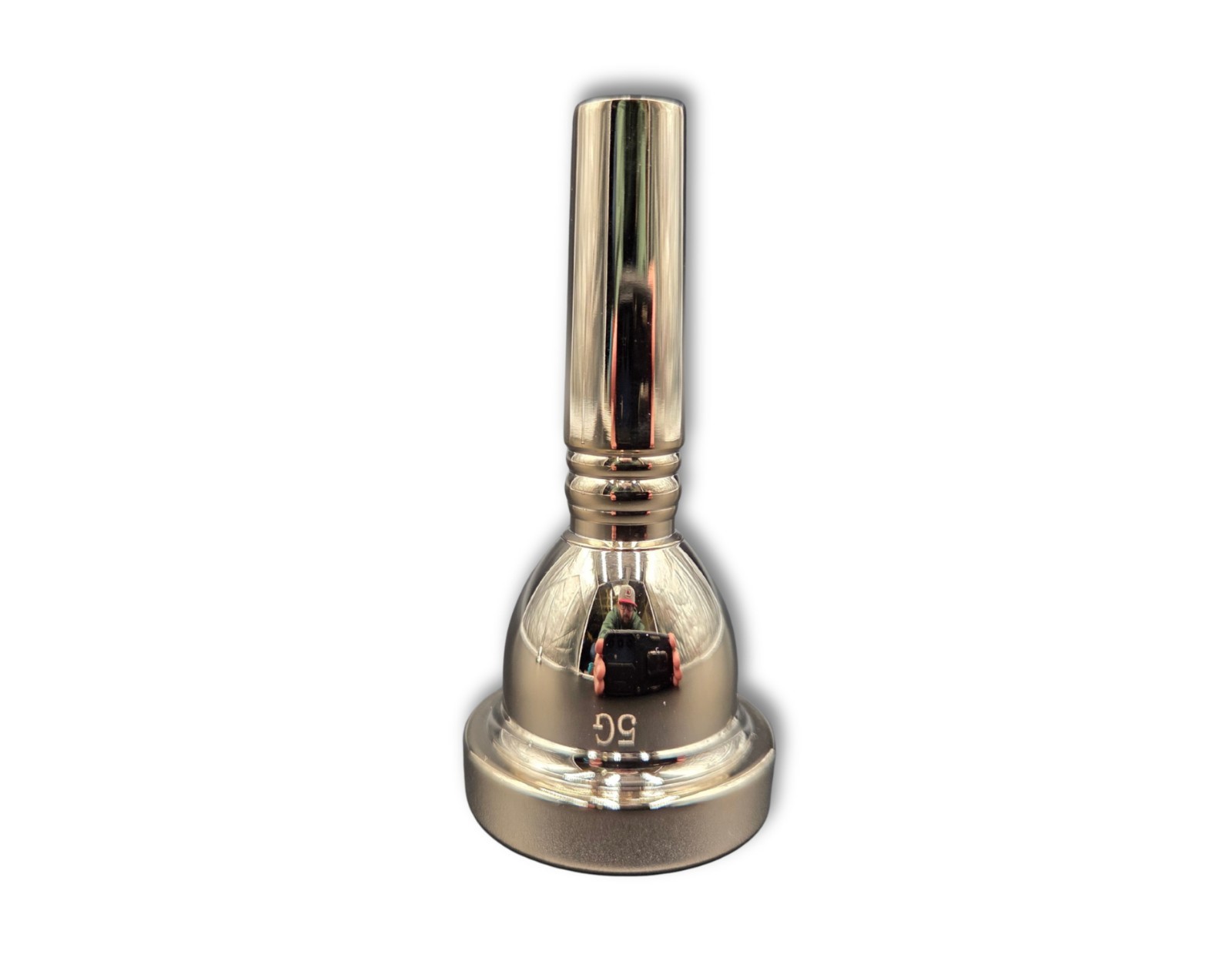 5G Trombone Mouthpiece – Large Shank – Silver or Gold Plated – New – US Shipping