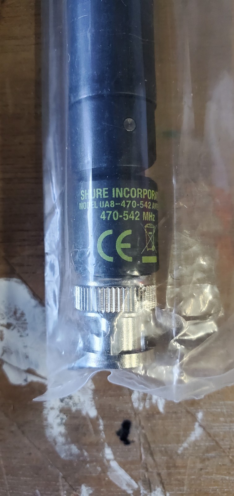 Shure UA8-470-542 UA8 1/2 Wave Omnidirectional Antenna 470-542MHz (BN222) NEW
