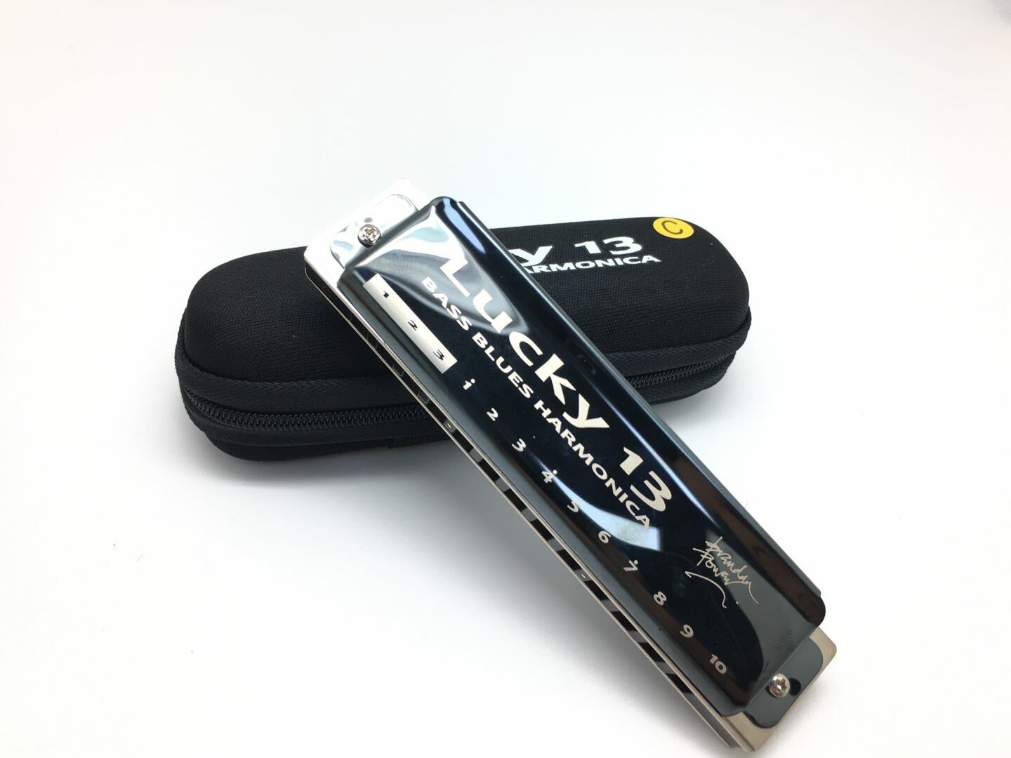 Gift EASTTOP Lucky 13 Bass Plus Blues Harmonica 13 Hole Diatonic Harp Harmonica