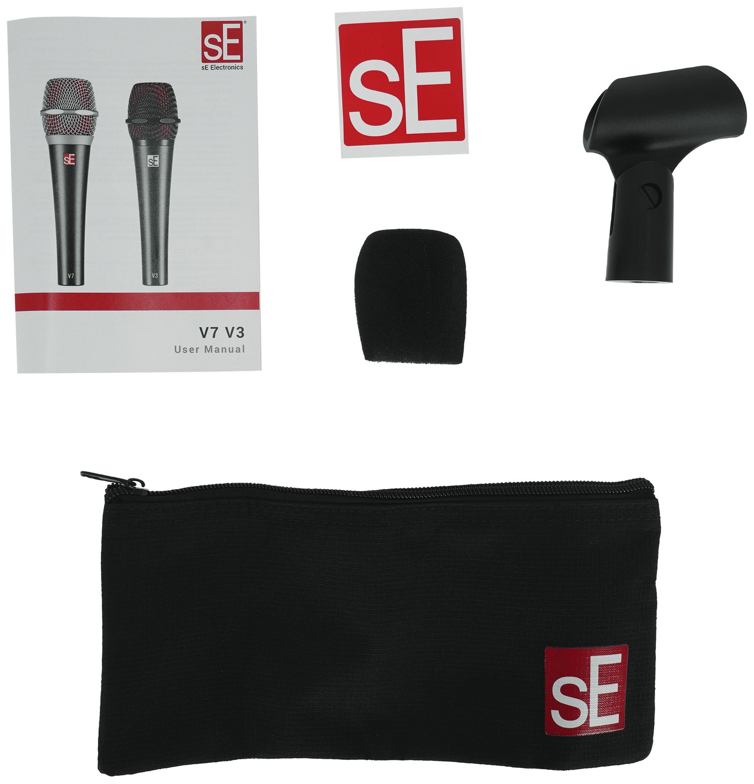 Se Electronics V7 All-Metal Dynamic Microphone Studio-Grade Supercardioid Mic