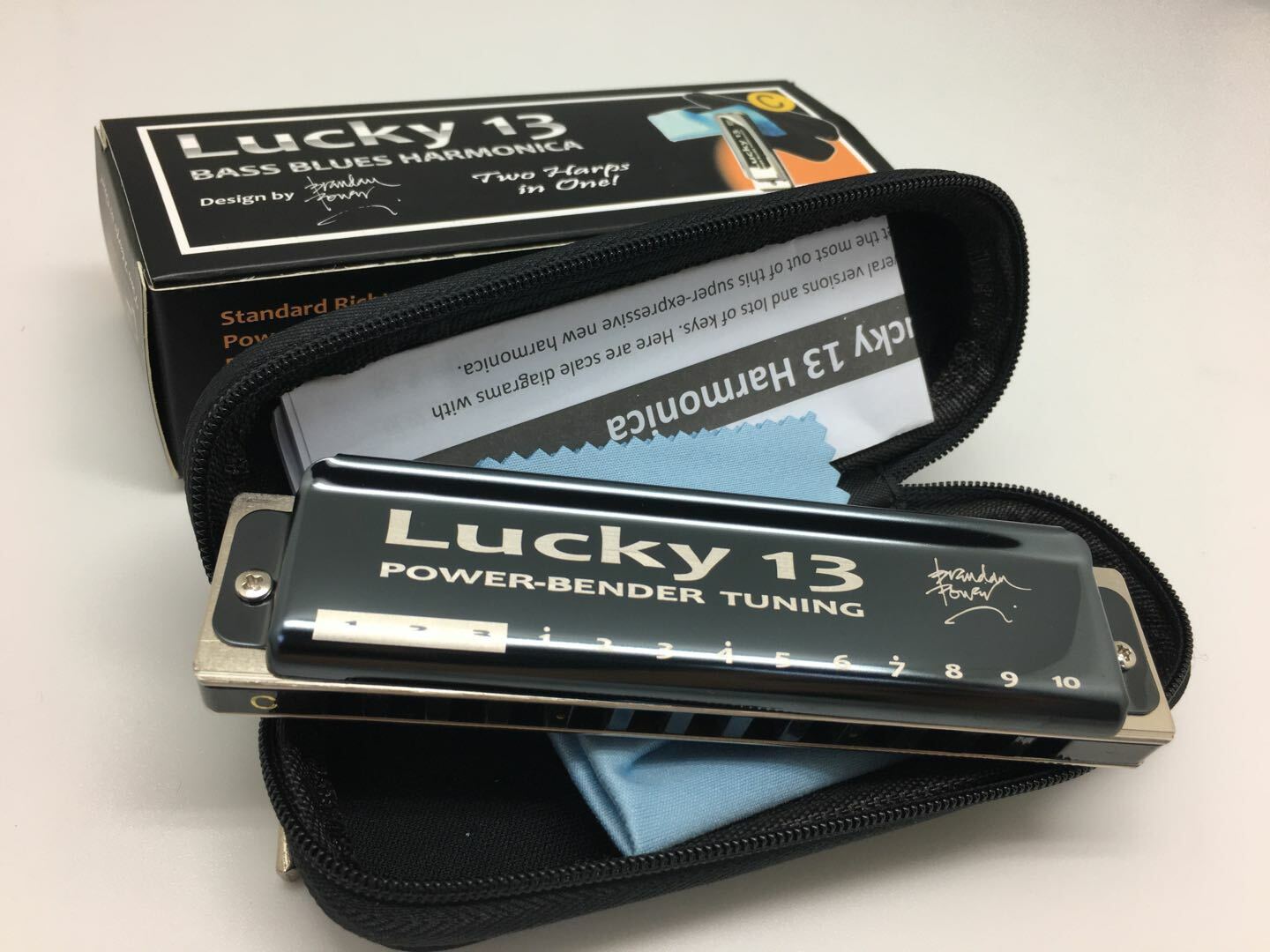 Gift EASTTOP Lucky 13 Bass Plus Blues Harmonica 13 Hole Diatonic Harp Harmonica
