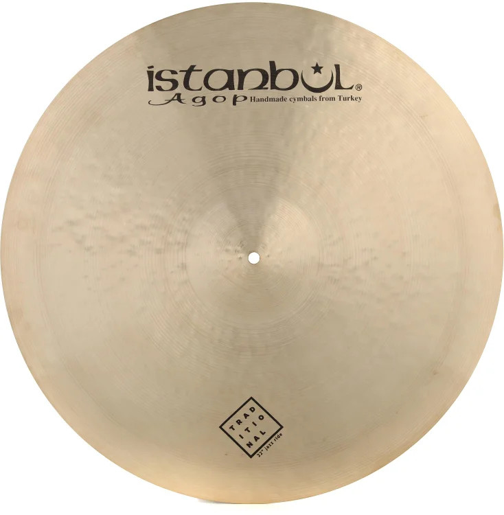 Istanbul Agop Traditional Medium Jazz Ride Cymbal – 22 inches