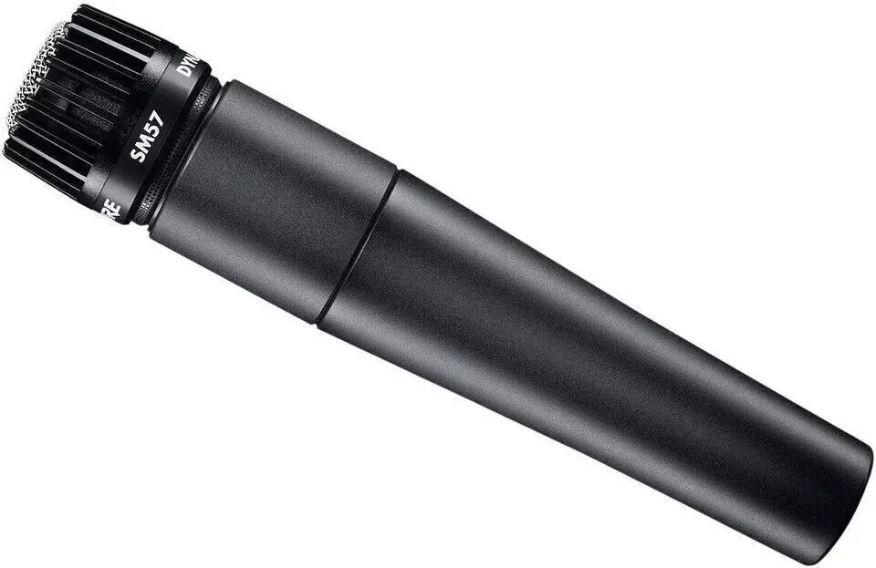 Shure SM57LC Dynamic Instrument Mic XLR Professional Microphone Stand Clip Bag