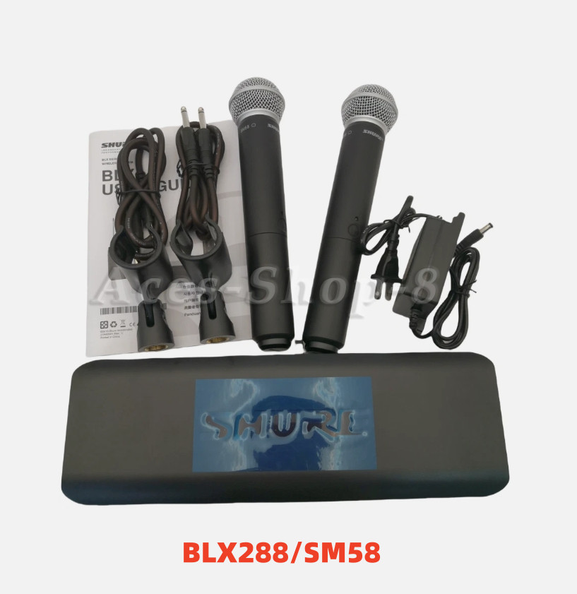 FOR BLX288//SM58 Wireless Dual Vocal System wth 2 SM58 Handheld Microphones