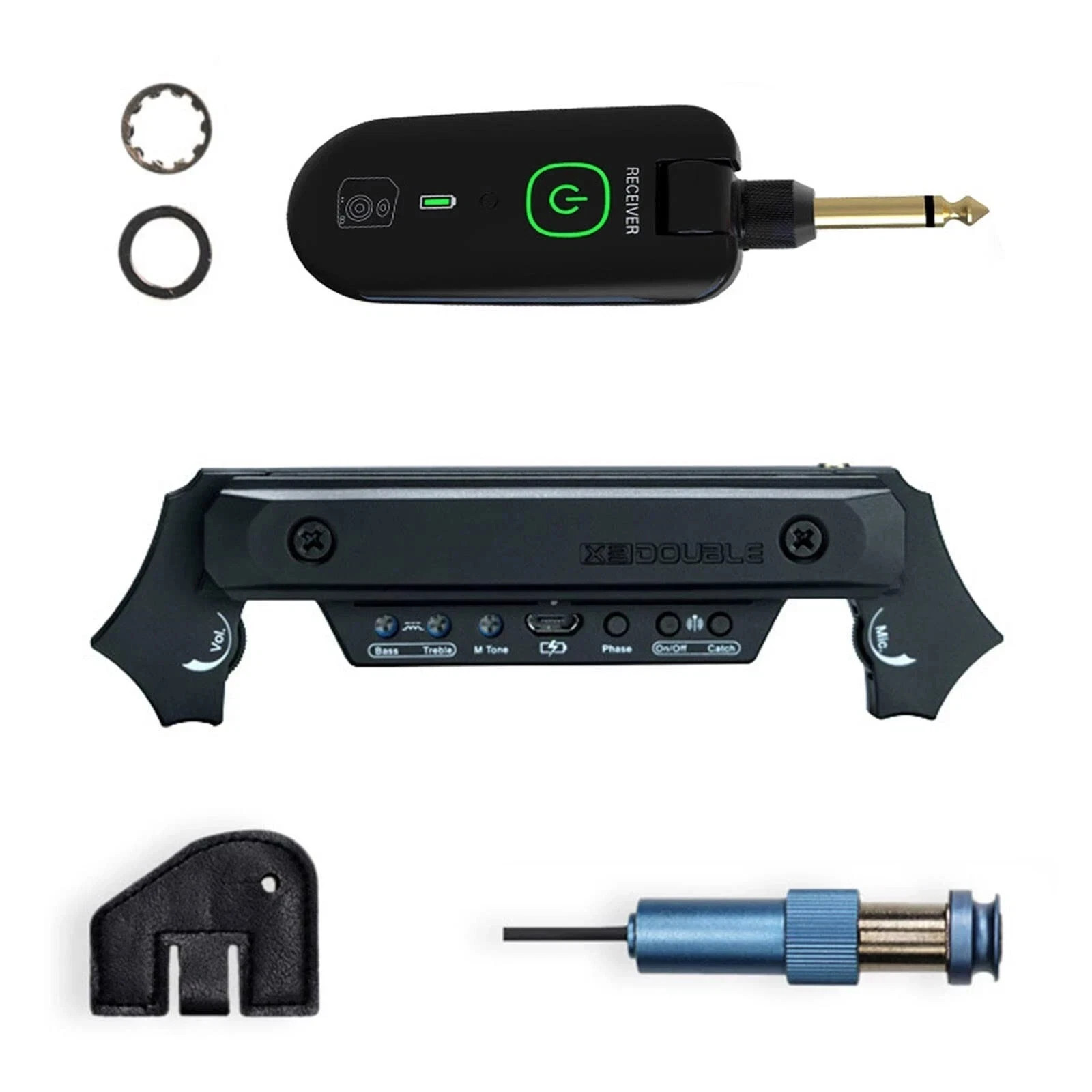 Wireless & Wired Acoustic Guitar Pickup System,Wireless Soundhole Pickup with…