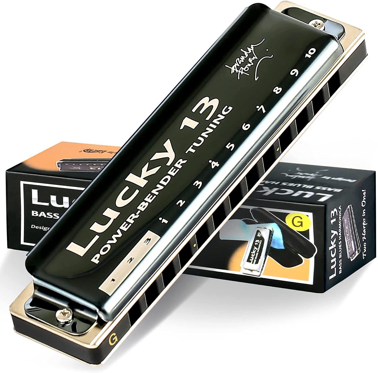 EASTTOP Lucky 13 Bass Plus Blues Harmonica 13 Holes Diatonic Harp Harmonica New