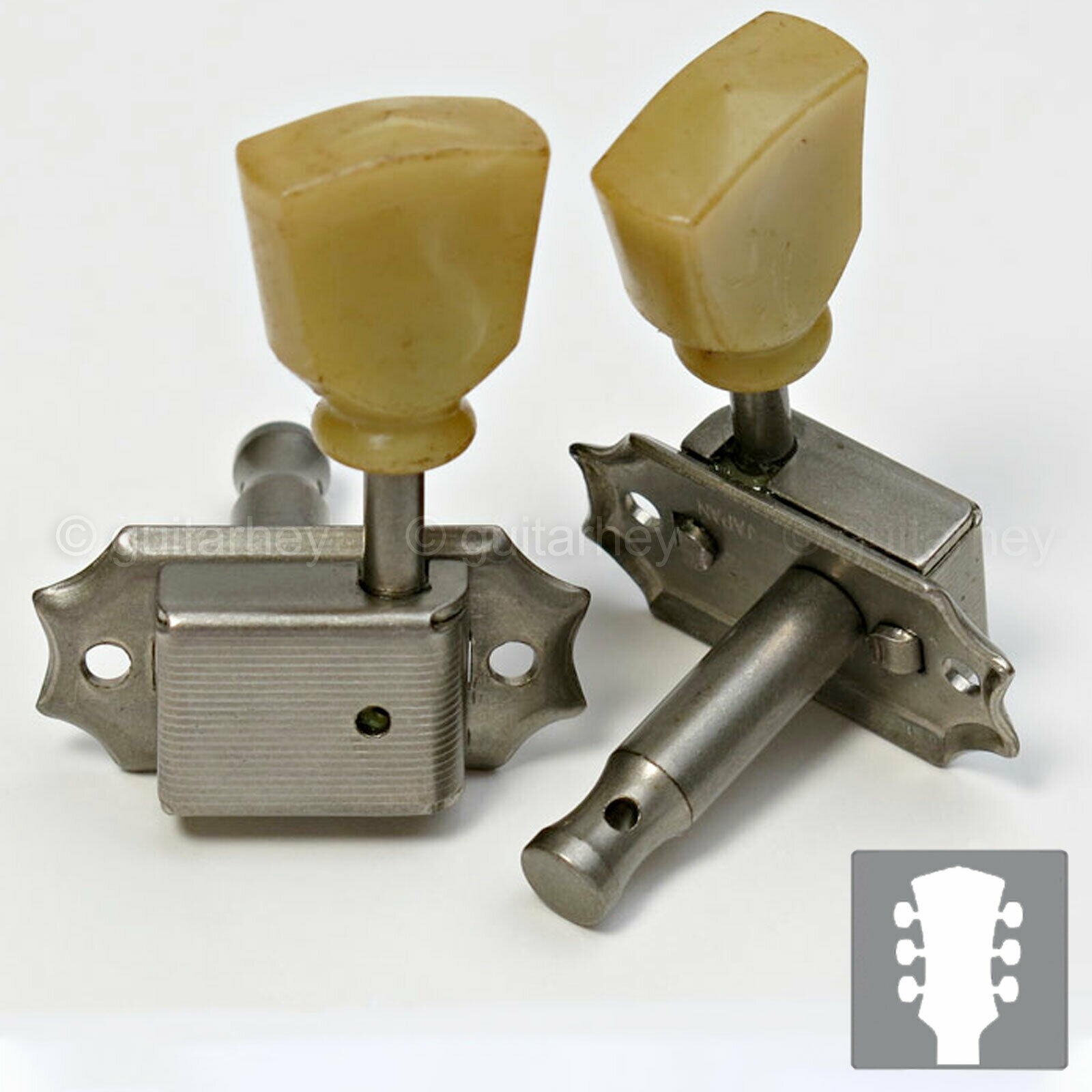 NEW Gotoh SD90-SL RELIC Tuners Vintage Keys Set L3+R3 Keystone 3×3 – AGED NICKEL