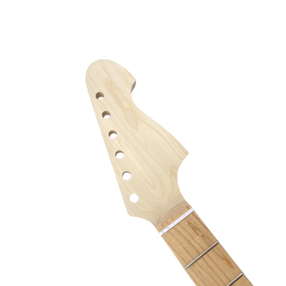 Electric Guitar Neck 22 Fret 25.5 Inch Dot Inlay Maple Fretboard – Build Guitars
