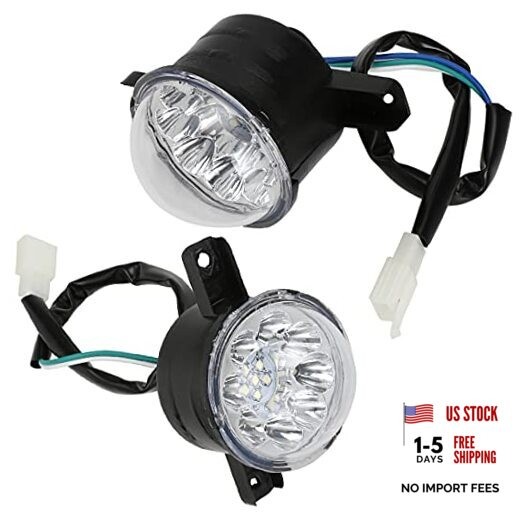 12V LED Front Head Light Lamp for 50cc 70cc 90cc 110cc 125cc Coolster 3125R