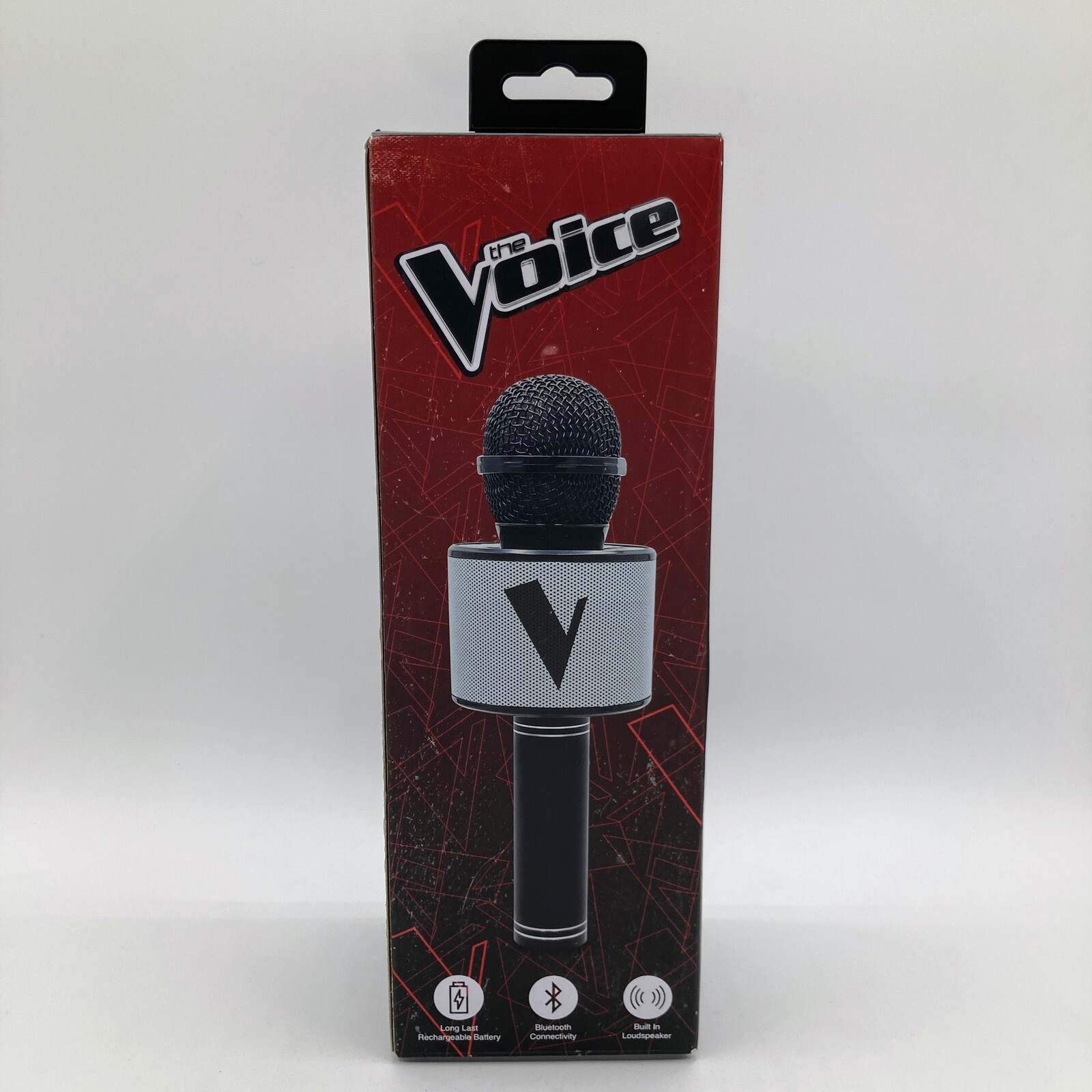 The Voice Bluetooth Microphone w/Built-In Loudspeaker, Rechargeable Battery NIB