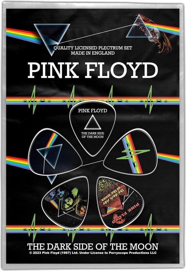 Pink Floyd Dark Side of the Moon Guitar Picks (Set of 5)