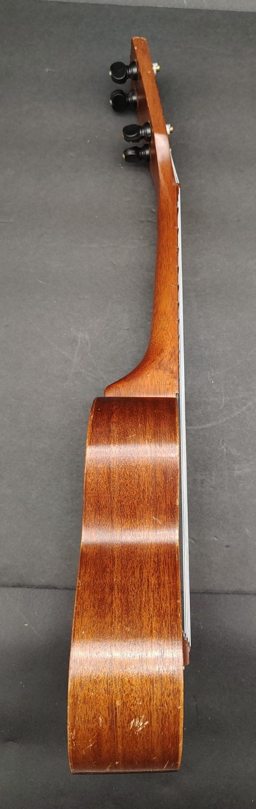 Solid mahogany standard soprano ukulele Japan- or Korea-made 1950s, unbranded