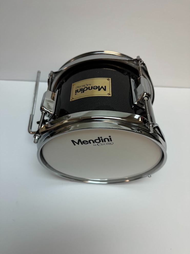 Brand New Mendini 8×5 Tom Drum Black w/ L-Rod Mount Bracket Auxiliary Drum
