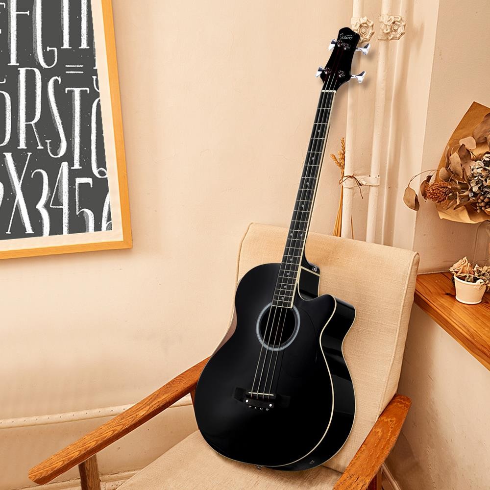 Glarry 4 String Electric Acoustic Bass Guitar Right Handed School Band With Bag