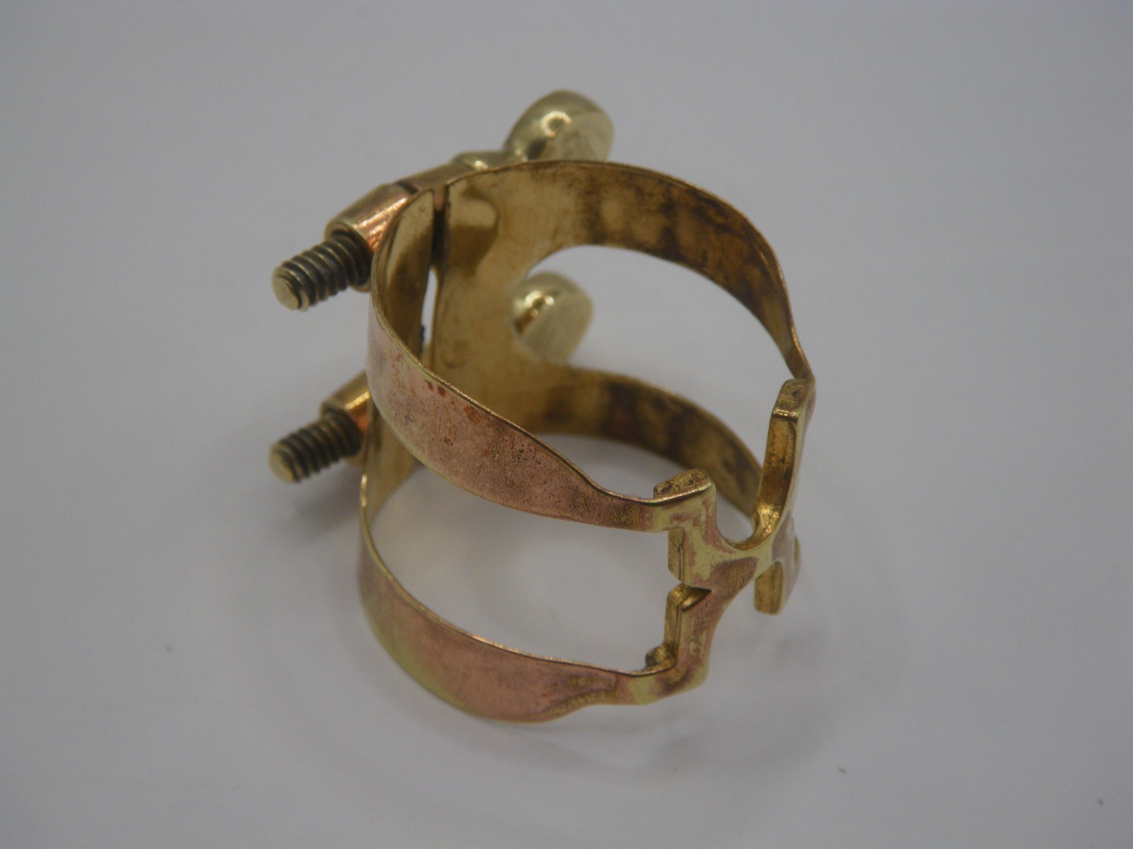 VINTAGE HARRISON A2 GOLD PLATED ALTO SAXOPHONE LIGATURE – ORIGINAL, NOT RE-MAKE!